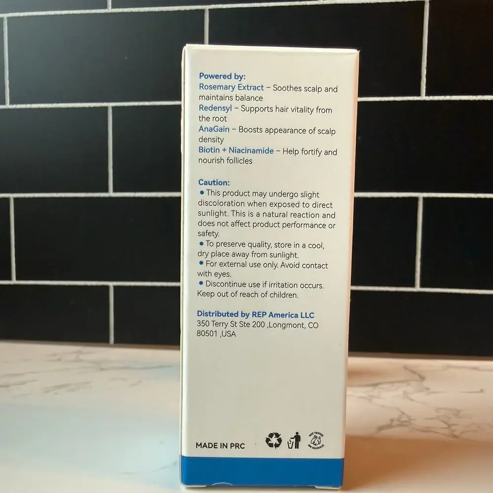 QGGQ Hair Growth Serum Roll-On Open Box
